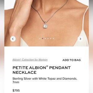 David Yurman Petite Albion Pendant Necklace